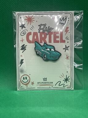 Disney Pixar Cars Flo PVC Rubber Hat Pin Backpack Collectible